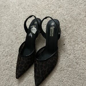 American Exchange Women's Leopard Print Heels
